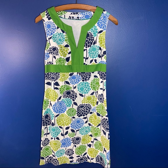 Like new sz 6 Boden Notch Neck Floral Shift Dress - Picture 1 of 7